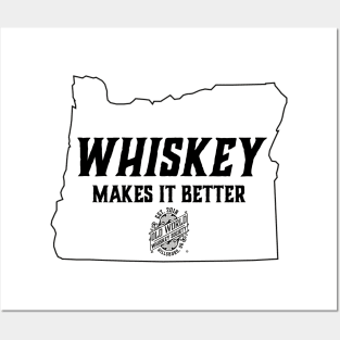 Whiskey Makes it Better Posters and Art